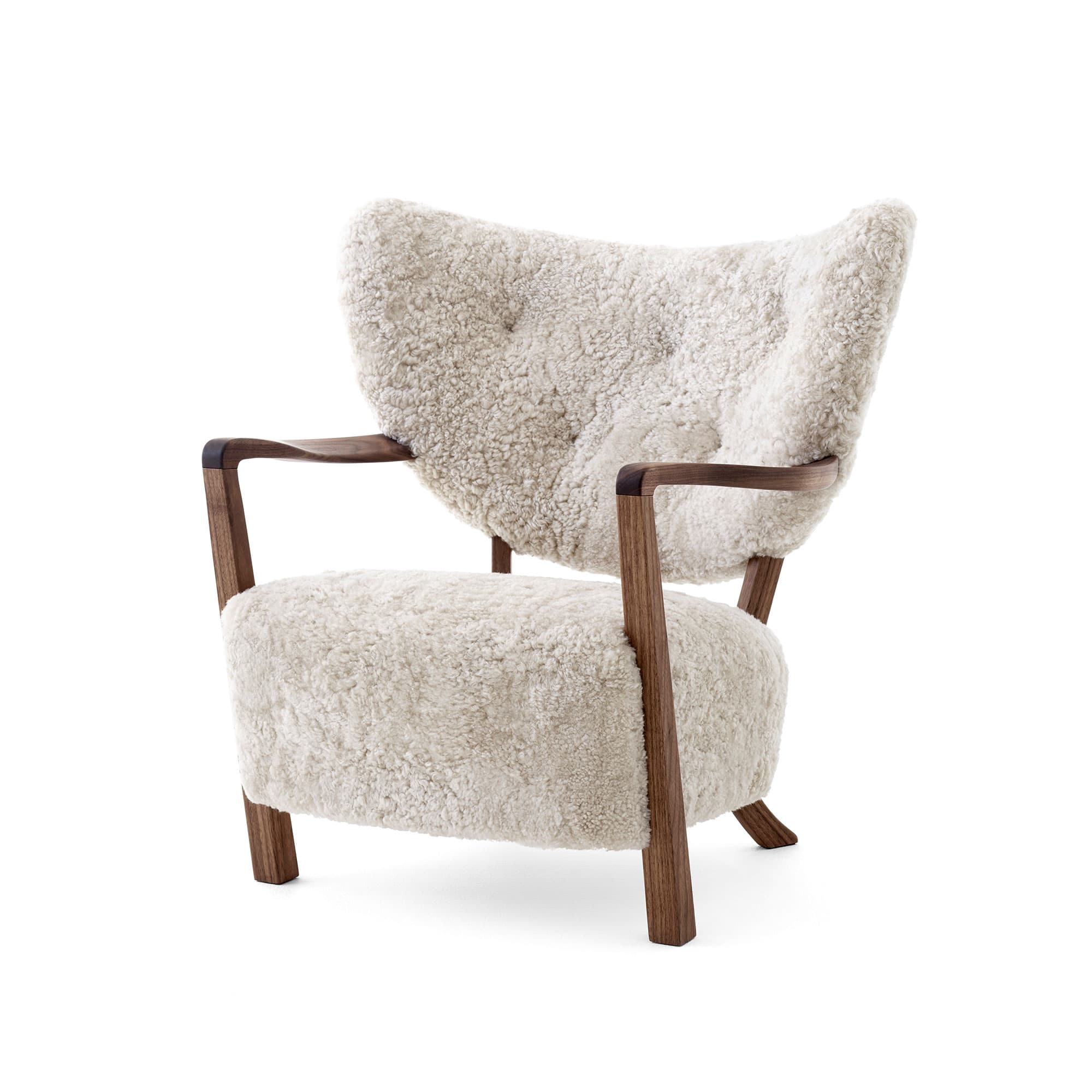 Wulff Lounge Chair ATD2 & Wulff Pouf ATD3