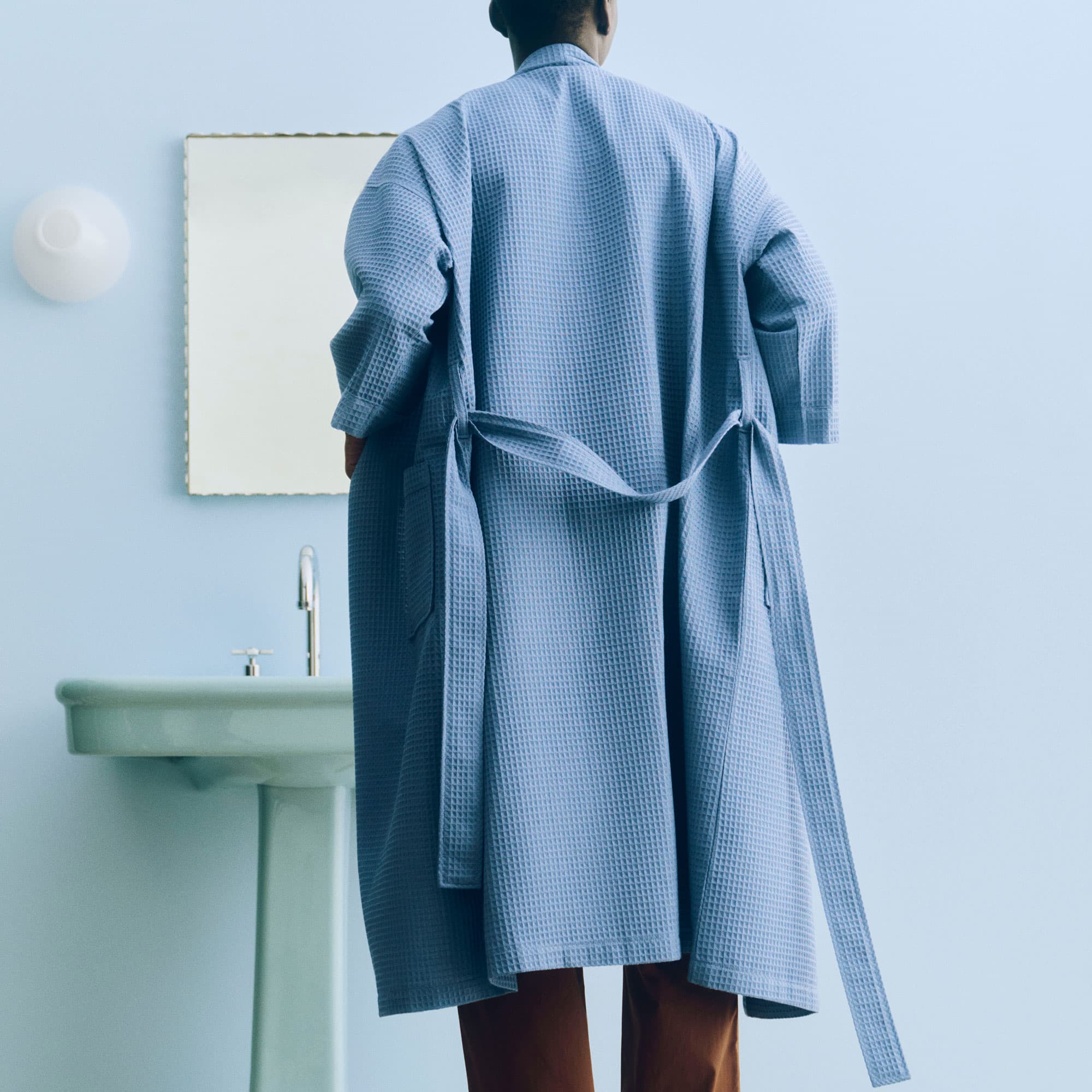 Waffle Bathrobe, One Size