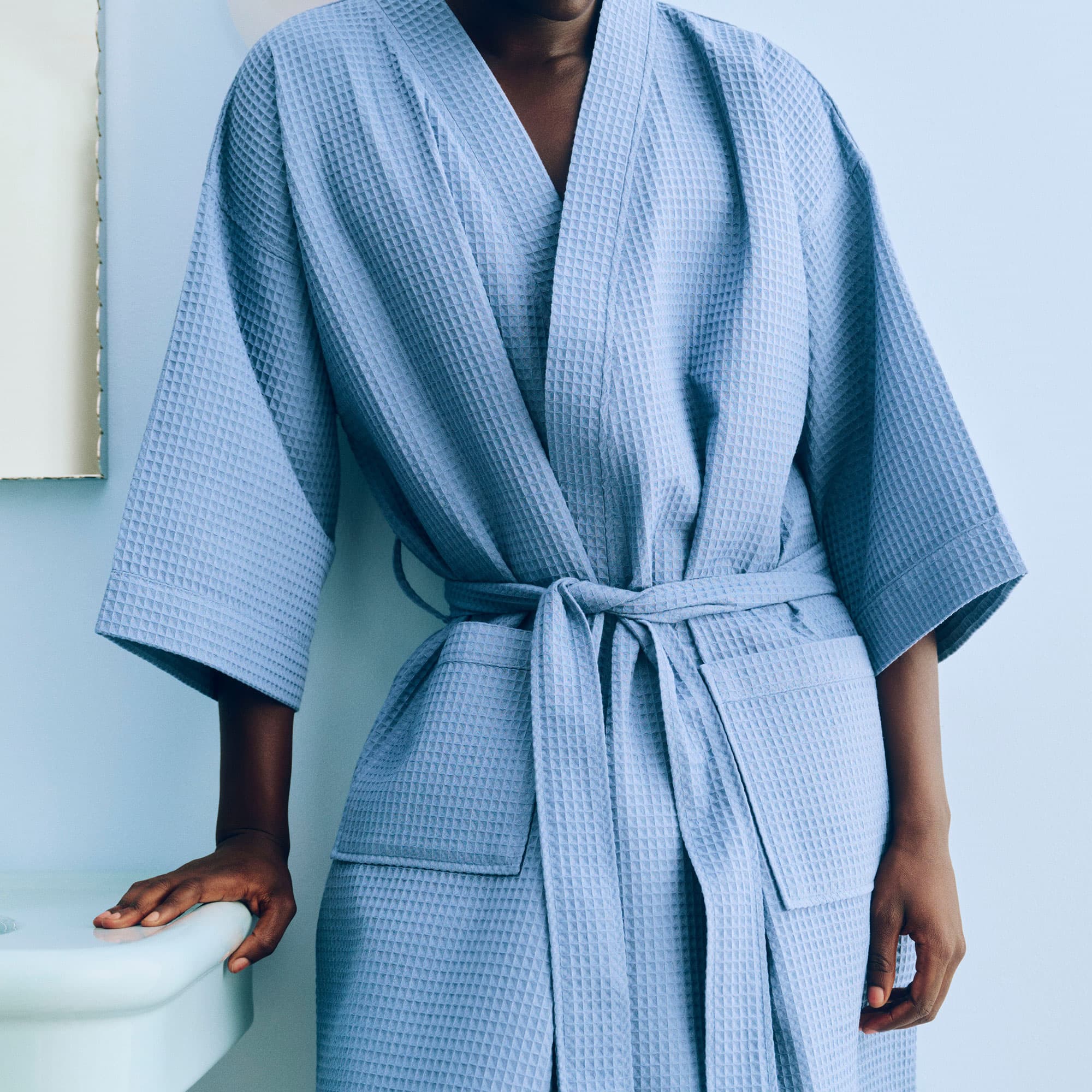 Waffle Bathrobe, One Size