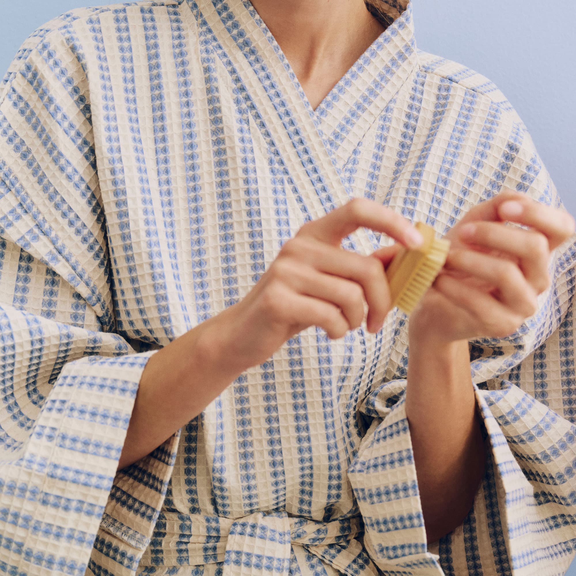 Waffle Bathrobe, One Size