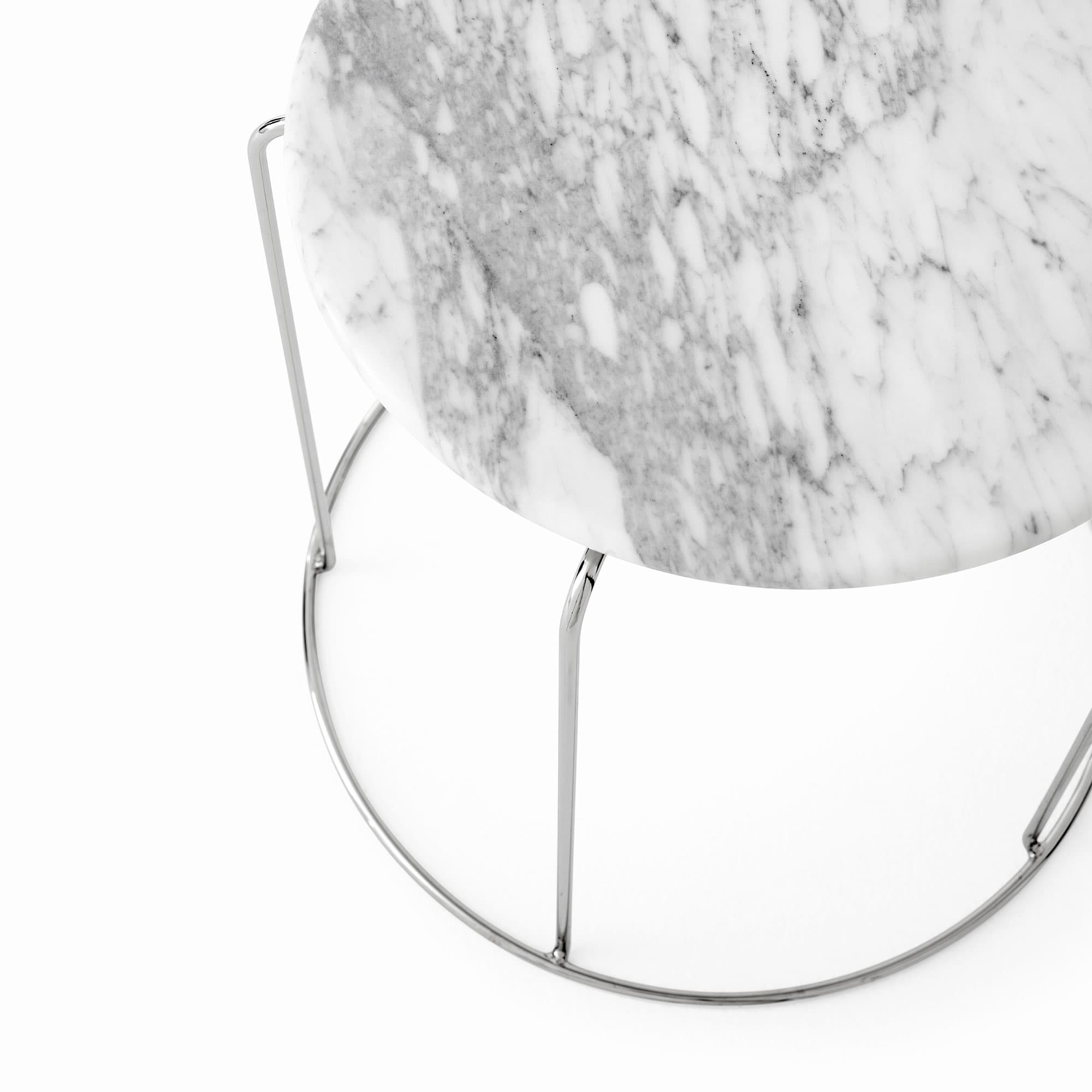 Top Wire Stool VP11 Marble Top