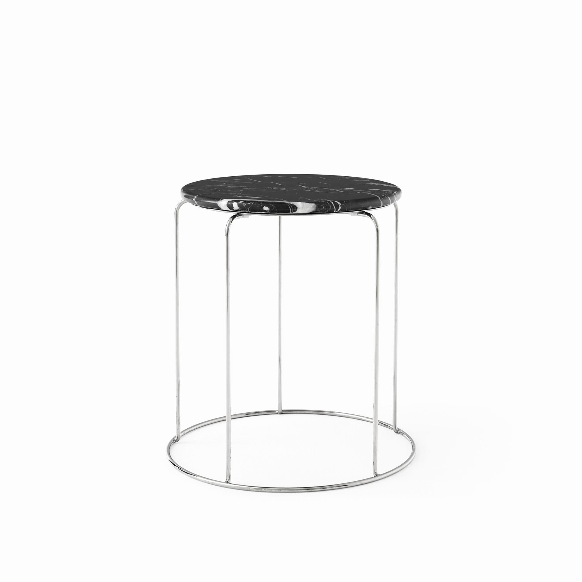 Top Wire Stool VP11 Marble Top