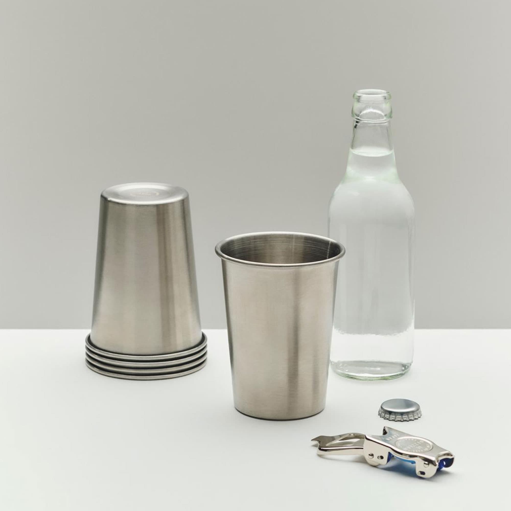 Outdoor Market Steel Cup Set of 2