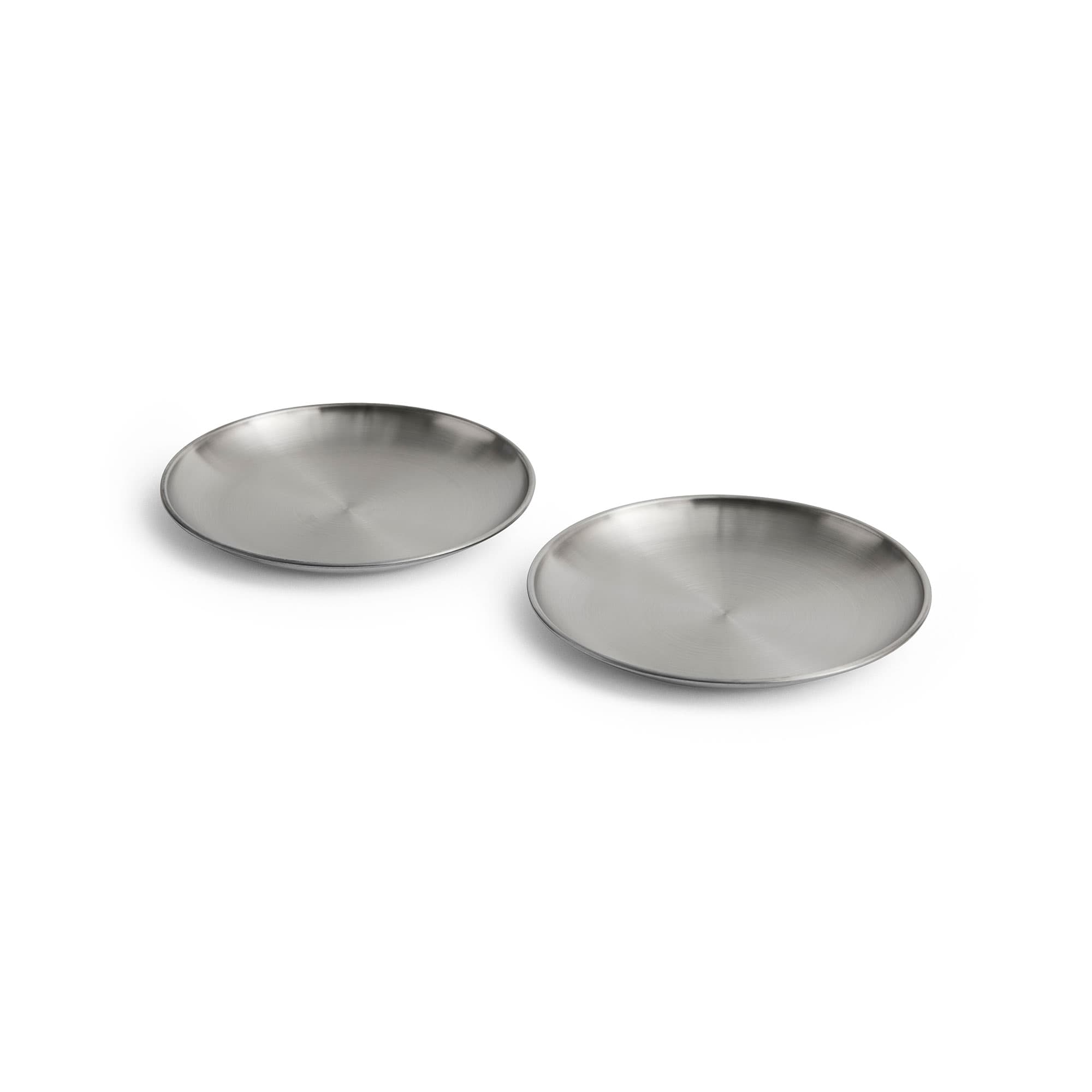 Outdoor Market Steel Plate Set of 2