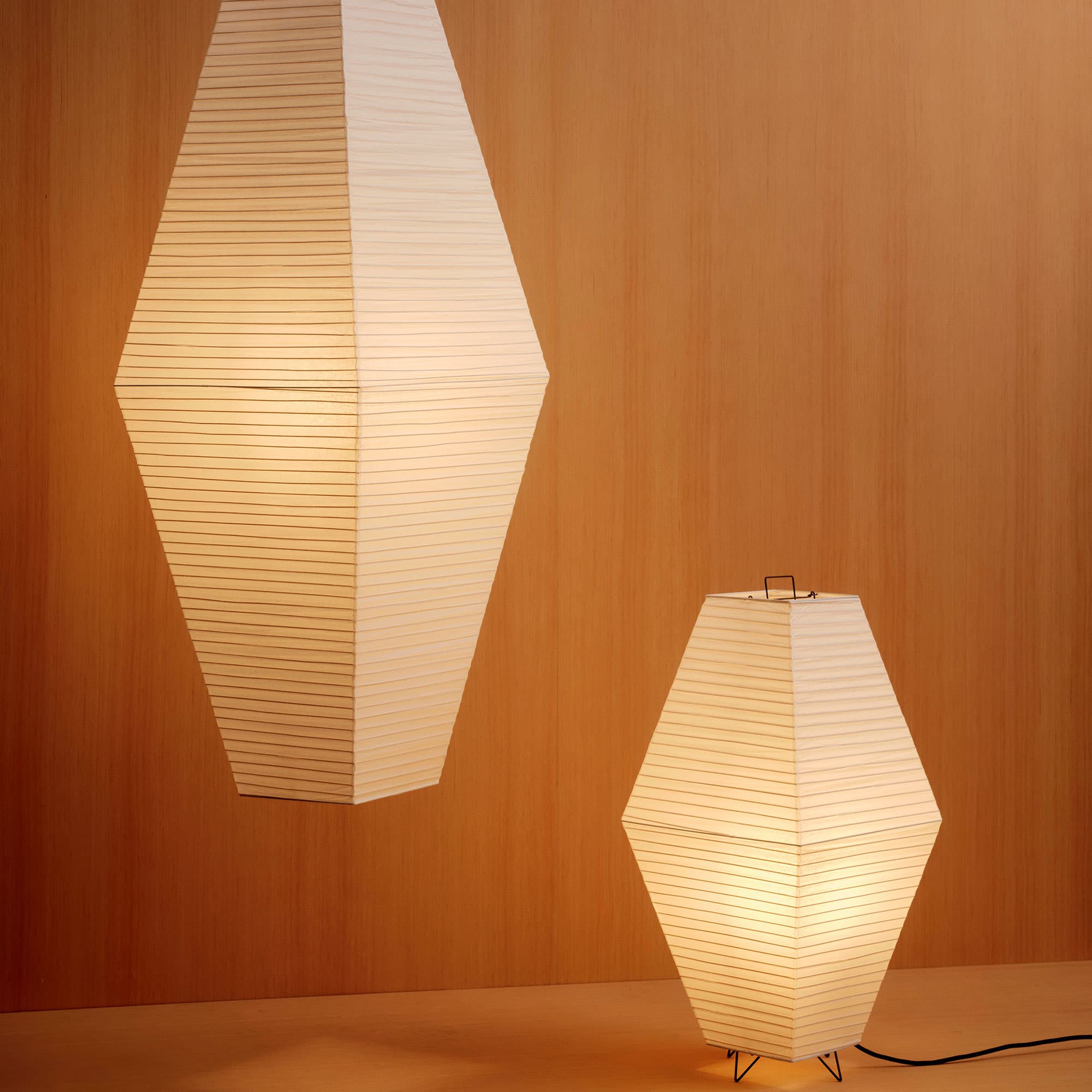 Paper Shade Prism Table/Floor